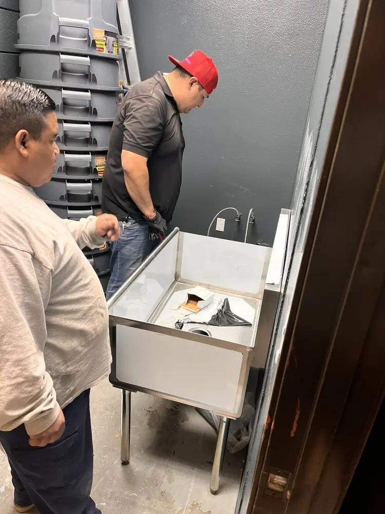 Commercial plumbing and sink installation in Towne Square Villas Condominiums